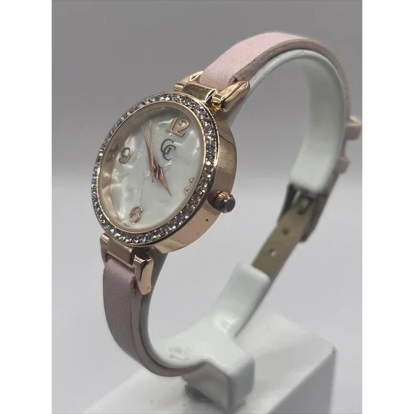 Charming Charlie Rose Gold Tone Quartz‎ Watch Pink Band- New Battery - Picture 2 of 7